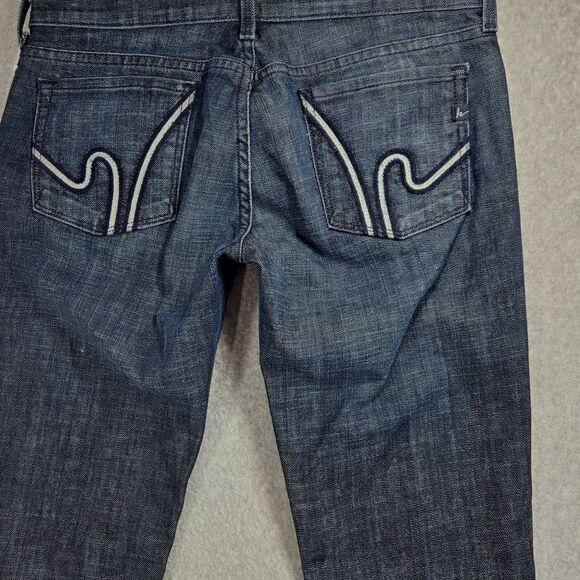 Citizens Of Humanity Jeans Womens 29x34 Dark Wash Kelly Stretch Low Waist Bootcu - Picture 1 of 12